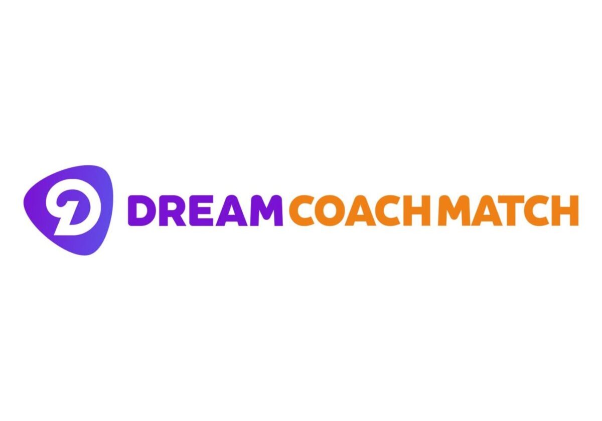 Dream Coach Match full color horizontal logo.