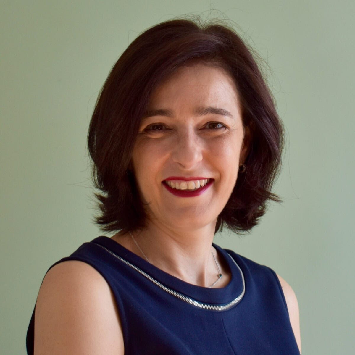 Headshot of Anna Gallotti, MCC, chair of the International Coaching Federation's Task Force on AI in Coaching. Known for artificial intelligence and coaching expertise.