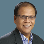 Headshot of Suresh MJ, PCC with the International Coaching Federation. Known for fostering leadership excellence and driving DEIB initiatives.